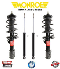 Monroe Front Coil Spring-Quick-Strut & Rear Shock Kit For 15-18 Toyota Yaris picture