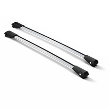 Silver 2Pcs Aerodynamic Roof Rack Cross Bars for Volvo XC90 2016-2023 picture