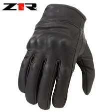 Z1R 270 Non Perforated Street Motorcycle Riding Leather Gloves - Pick Size picture