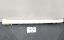✅ 15-18 OEM BMW F80 M3 Sedan Right Passenger Side Skirt Rocker Panel White 300* picture