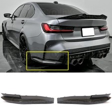 Real Dry Carbon Fiber Rear Bumper Lip Splitter Apron For 21-26 BMW M4 G82 G83 OE picture