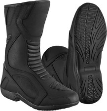 Men’s Motorcycle Boots Genuine Leather Waterproof Riding Touring Protective picture