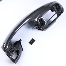 1999-2004 Ford SVT Lightning F150  CARBON FIBER Dash Kit Radio Cluster picture