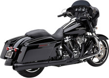 Cobra Powr-Flo 2:1 Black Exhaust System 6451RB 17-21 Harley FL FLHTPI picture