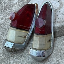 GAZ-21 VOLGA Rear Stop Tail Lights Pair / Soviet Vintage 1960-70s USSR ORIGINAL. picture