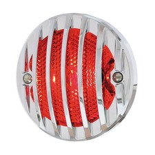 United Pacific Incandescent Tail Light With Chrome Grille Bezel For 1933-36 Ford picture