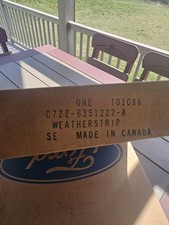 NOS 1967-68 Ford Mustang Shelby RH Roof Rail Weatherstrip C7ZZ-6351222-A picture