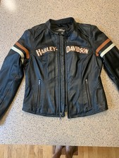 Harley-Davidson Women's Vintage Leather Riding Jacket picture