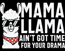 4” Mama Llama Drama Sticker Love Pet Animal Farm Wool Pack Domestic picture