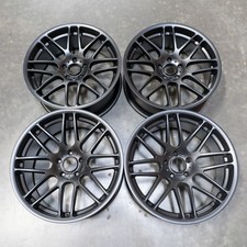 4pc 20 inch CSL Replica Wheels 20x9 et20, 5x120 72.6mm Bore, Black, Square Set picture