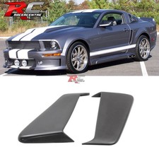 Fit 05-09 Ford Mustang Coupe EL Side Fender Scoop Unpainted Black PU picture