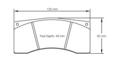Pagid Racing Brake Pads Rear RS19 1674 McLaren 650S GT3, 720s GT3, MP4-12C GT3 picture