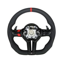 Real Nappa Leather FlatBottom Steering Wheel for BMW F30 F32 F22 F80 F82 F87 picture