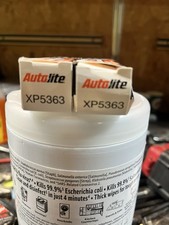 2 Autolite XP5363 Iridium XP Spark Plugs New Open Box picture