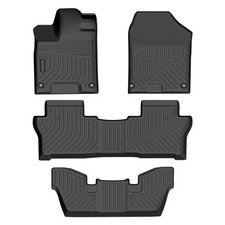 Floor Mats 3 Rows Liner For 2016-2022 Honda Pilot 7 Passenger All Weather picture