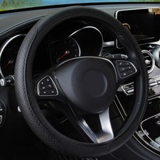 Car Leather Steering Wheel Cover Grip Car Accessories For 15