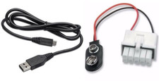 9V BATTERY POWER ADAPTER & USB CABLE FOR POWER COMMANDER 3 - NEW picture