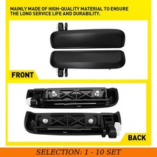 2-20X Fit Toyota Tercel 1995-1999 Left & Right Door Handles Exterior Black Front picture