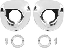 OER Chrome Wiper Escutcheon Nut Set For 1955-1956 Chevy Bel Air 210 and Nomad picture