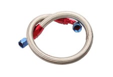 Stainless Steel Braided 10AN 63in SS Fuel/Oil/Gas Hose Line & Fittings Kit picture