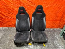 08-14 SUBARU IMPREZA WRX STI FRONT SEATS PAIR DRIVER PASSENGER OEM #74 picture
