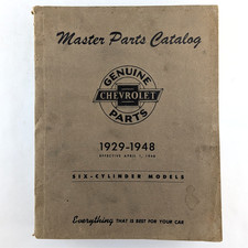 1929-1948 Chevrolet Master Parts Catalog, 6-Cylinder Models picture