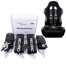 Black RECARO 4 Point 3