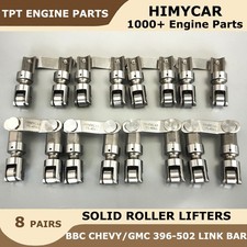RACING RETROFIT SOLID ROLLER LIFTERS FOR BBC GM CHEVY 396-502 VERTICAL LINK BAR picture