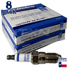 2007-2009 Cadillac XLR 4.6L ACDelco Double Platinum Spark Plugs - 8 Pack picture
