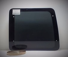 Fits: 1992-2016 Ford Econoline Van Back Glass Passenger Side (right)  (4 Holes) picture