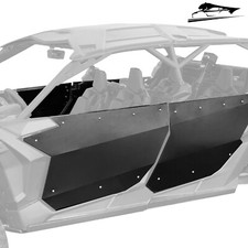 Black Aluminum Door Panel For CAN AM X3 Max Full Doors 2017 2018 2019 -2024 picture