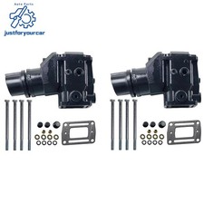 2 For Volvo Penta 94+ For OMC 89 -1998 4.3 5.0 5.7 5.8 V6 V8 Exhaust Riser Elbow picture