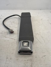NOS OEM 79-86 MUSTANG LEFT LH FRONT SEAT BELT BUCKLE RECIEVER GRAY W/ SENSOR NEW picture
