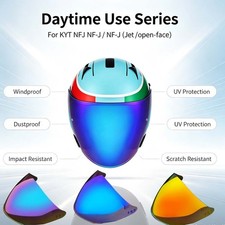 For KYT NFJ NF-J / NFJ  Visor Anti-Scratch Day Aurora Helmet Visor UV Shield picture