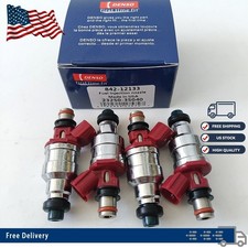 4Pcs Genuine OEM DENSO Fuel Injectors For Toyota 4Runner Pickup T100 22RE 2.4L picture