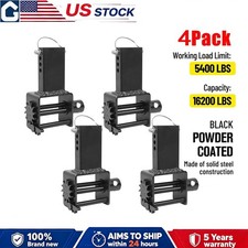 4* Steel Trailer Stake Pocket Winch Utility 16200 lbs For Flatbed Trailer Trucks picture