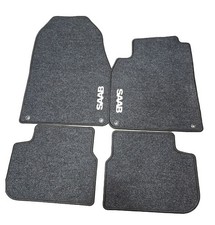 Genuine Saab Floor Mat Set - Black For 2008-2011 Saab 9-3 picture