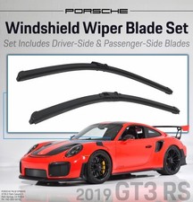 2019 Porsche 911 GT3 RS Front Windshield Wiper Blade Set Genuine Factory OEM picture