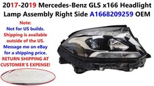 2017 -2019 Mercedes-Benz GLS x166 Headlight Lamp Assembly Right Side A1668209259 picture
