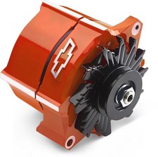 Proform 141-148 Slant-Edge Alternator with Raised Bowtie Emblem for Chevy Small picture
