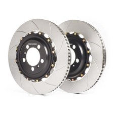 GiroDisc Slotted Rear Rotors Fits 10-13 Audi TT RS (8J) picture