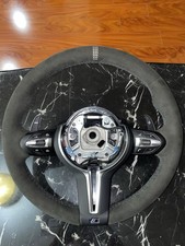 BMW CS Alcantara Leather Steering Wheel w/ White Etching F80 F82 F30 F32 M3 M4 picture