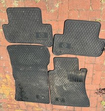01-07 Mercedes-Benz W203 C-Class OEM Front & Rear Rubber Floor Mat Set Black picture