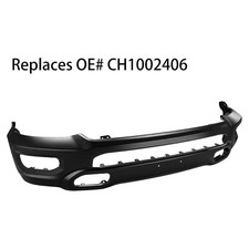 Black Steel Fit For Dodge RAM 1500 2019 2020 2021-2024 Front Bumper Replacement picture