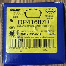 EBC Brakes DP41687R Disc Brake Pad Set Rear Yellowstuff Our Flagship range FMSI picture
