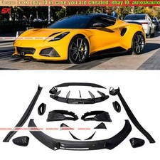 Glossy/Matte Dry Twill Carbon Front Rear Lip Side Skirts Kits For 23+Lotus Emira picture