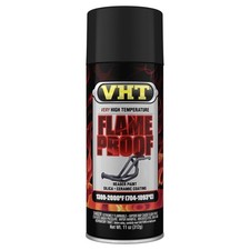 VHT SP102 Flat Black Paint FlameProof Header Paint Silica Ceramic Coating 11oz picture