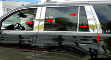 Chrome Stainless Steel Pillar Posts (10 PC) for 2015-2020 Chevy Tahoe GMC Yukon picture