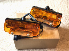 1965 CHEVELLE MALIBU EL CAMINO Parking Light Lamp Assembly Amber PAIR LH RH picture