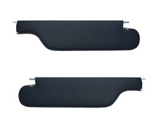 Chevrolet Chevelle Pontiac GTO Coupe Sun visors Black leather pair 1968-70 picture